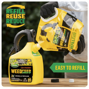 Scotts Lawn Builder Weed, Feed & Green Up Refillable Bottle image 5
