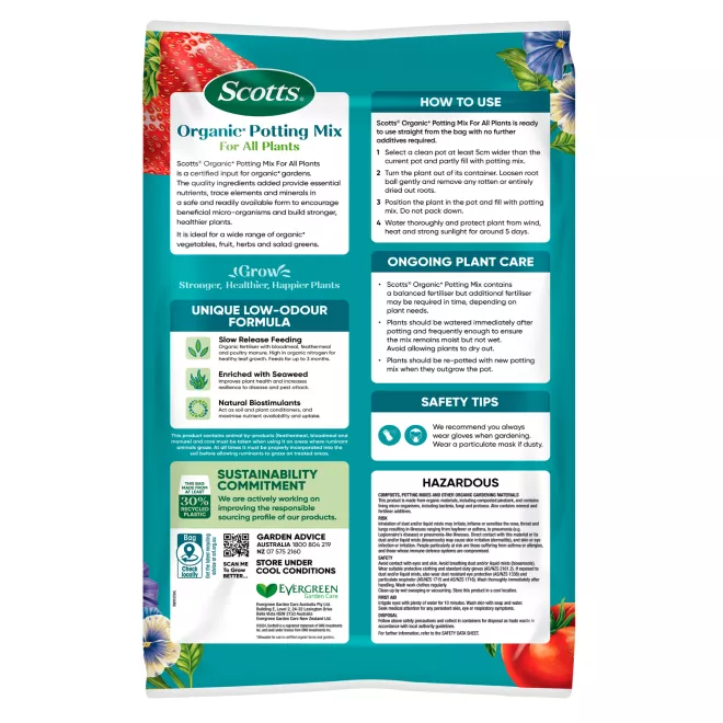 Scotts Organic Potting Mix For All Plants image 2