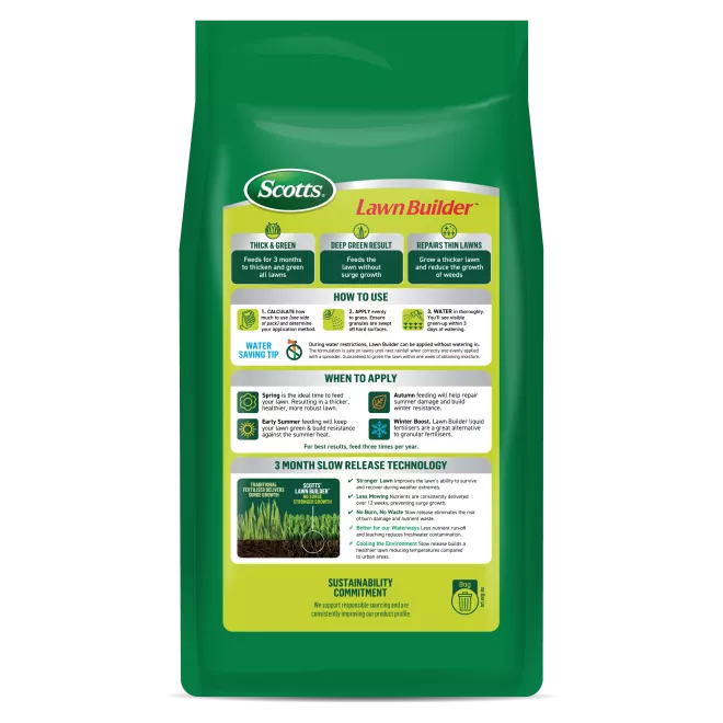 Scotts Lawn Builder™ All Purpose Slow Release Lawn Fertiliser image 2