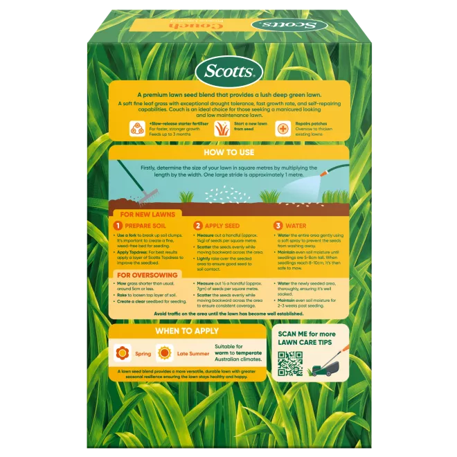Scotts Lawn Builder™ Seed & Feed Couch Lawn Seed image 2