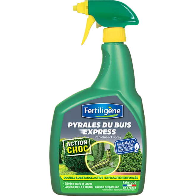 Fertiligène insecticide pyrales du buis express prêt à l'emploi main image