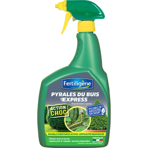 Fertiligène insecticide pyrales du buis express prêt à l'emploi main image
