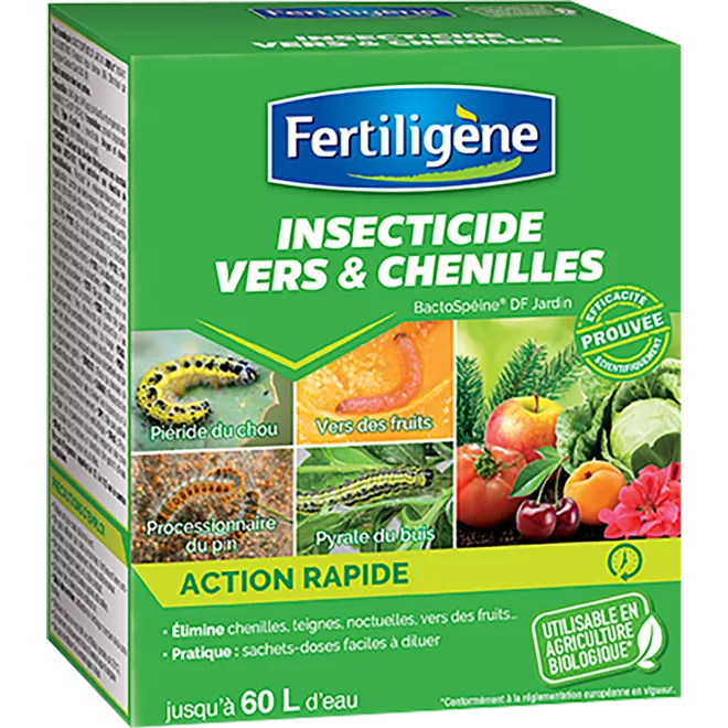 Fertiligène insecticide vers et chenilles main image