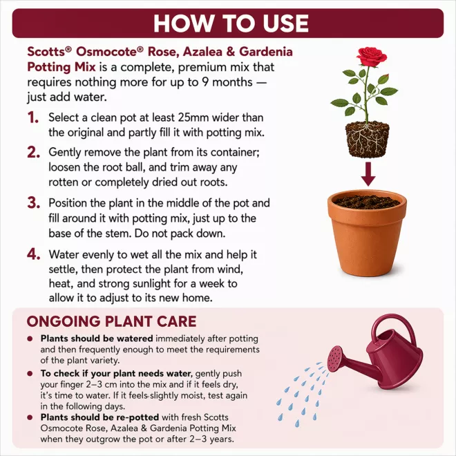 Scotts Osmocote® Rose, Gardenia, Azalea & Camellia Mix image 5