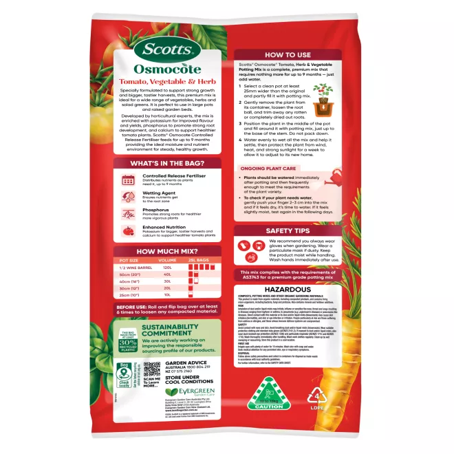 Scotts Osmocote® Tomato, Vegetable & Herb Potting Mix image 2
