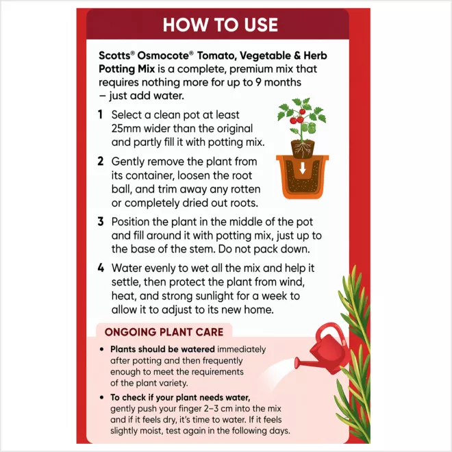 Scotts Osmocote® Tomato, Vegetable & Herb Potting Mix image 6