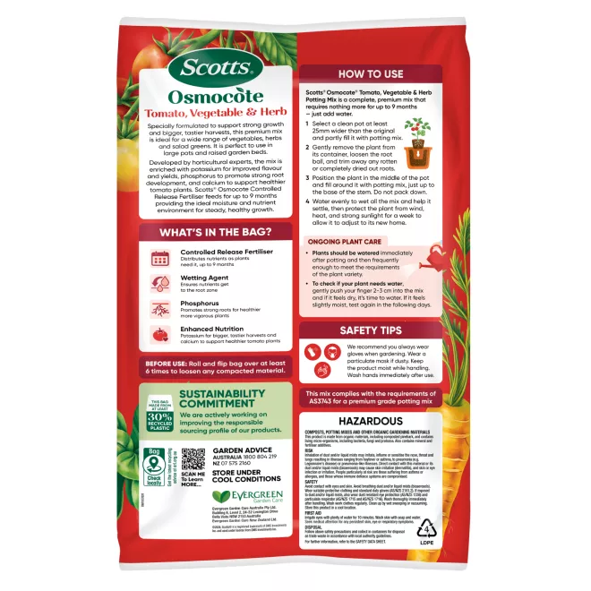 Scotts Osmocote® Tomato, Vegetable & Herb Potting Mix image 2