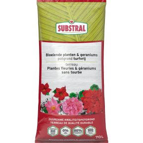 Substral® Terreau plantes à fleurs et géraniums Sans Tourbe main image