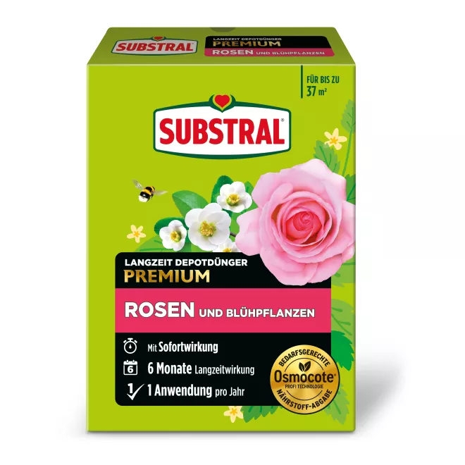 SUBSTRAL® Langzeit Depotdünger Rosen und Blühpflanzen main image