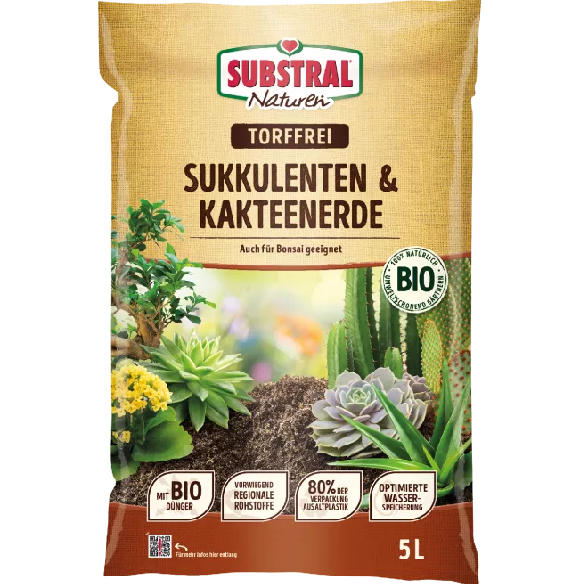 SUBSTRAL® Naturen® Sukkulenten & Kakteenerde Torffrei main image