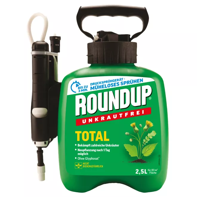 
Roundup® Unkrautfrei Total 2,5 L Drucksprüher main image