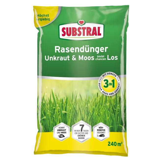 SUBSTRAL® Rasendünger Unkraut & Moos bleibt chancenLOS main image