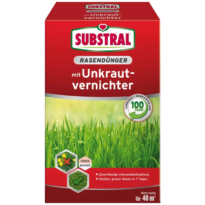 SUBSTRAL® Rasendünger mit Unkrautvernichter main image