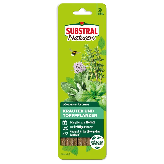 SUBSTRAL® Naturen® Düngerstäbchen Kräuter und Topfpflanzen main image