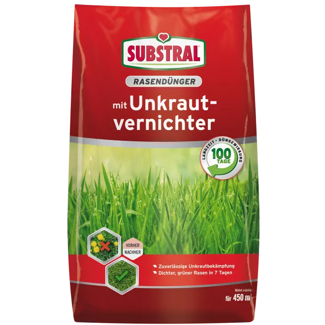 SUBSTRAL® Rasendünger mit Unkrautvernichter main image