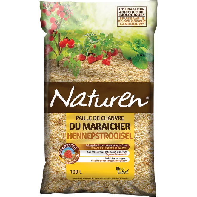 Naturen® Paillage du maraîcher, paille de chanvre main image
