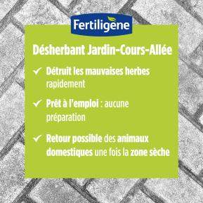 Fertiligène désherbant jardin, cours, allées prêt à l'emploi image 3