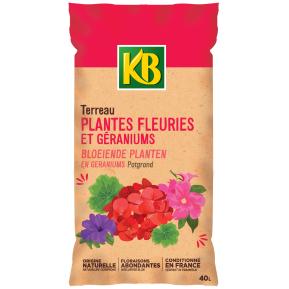 KB terreau plantes fleuries et géraniums main image