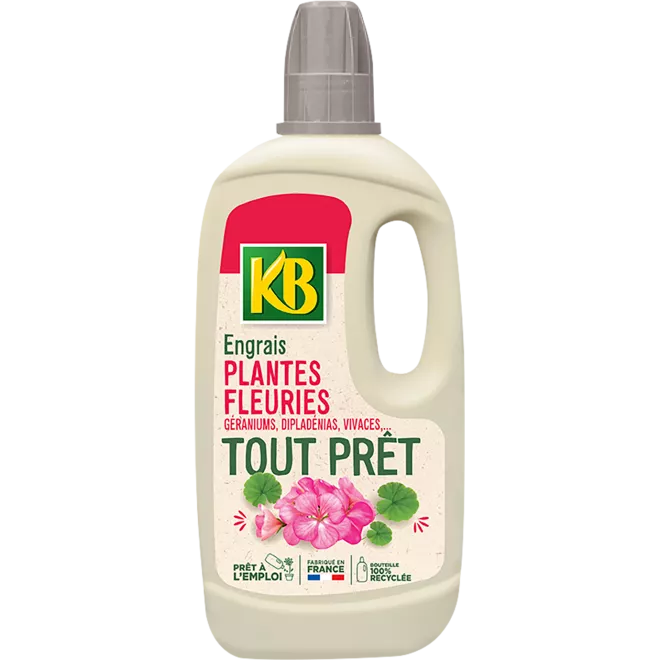 KB engrais tout prêt plantes fleuries, géraniums, dipladénias, vivaces main image