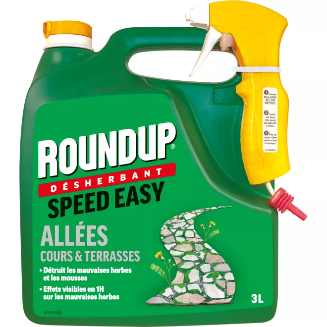 Roundup® désherbant allées, cours et terrasses prêt à l'emploi 3L main image