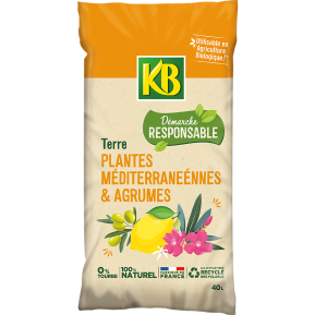 KB terreau plantes méditerranéennes et agrumes sans tourbe main image