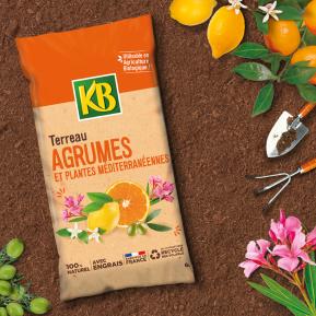 KB terreau plantes méditerranéennes et agrumes sans tourbe image 2