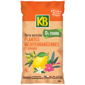 KB terreau plantes méditerranéennes et agrumes sans tourbe main image