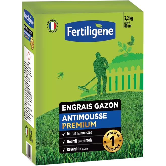 Fertiligène engrais Gazon antimousse premium main image