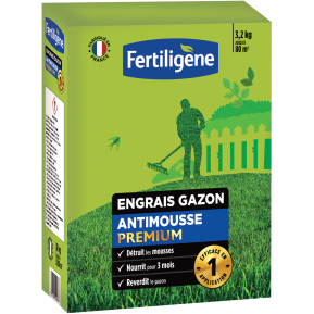 Fertiligène engrais Gazon antimousse premium main image