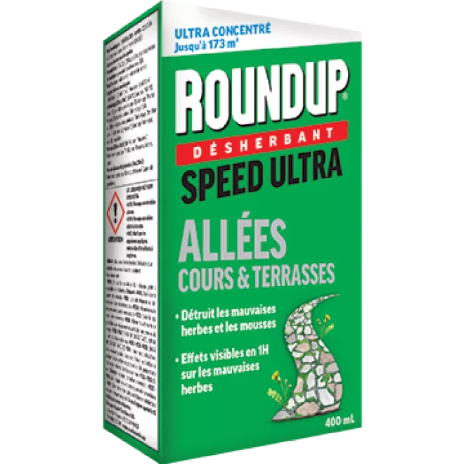 Roundup® désherbant cours, allées et terrasses action 2 en 1 main image