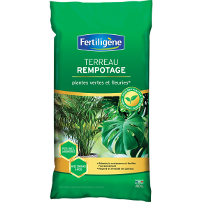 Fertiligène terreau rempotage plantes vertes et fleuries main image