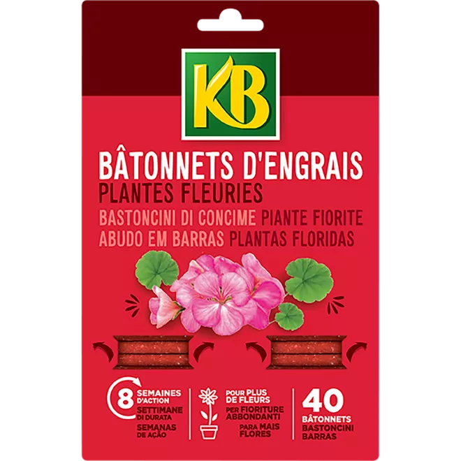 KB bâtonnets nutritifs plantes fleuries main image