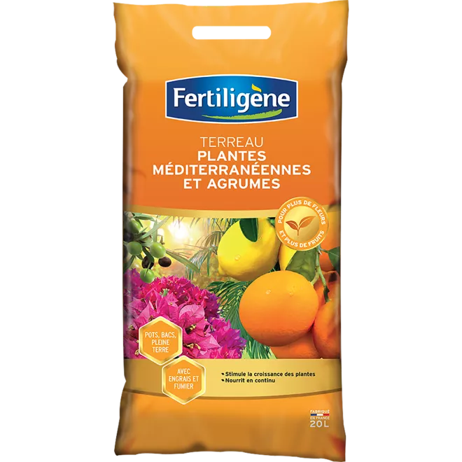 Fertiligène terreau plantes méditerranéennes et agrumes main image