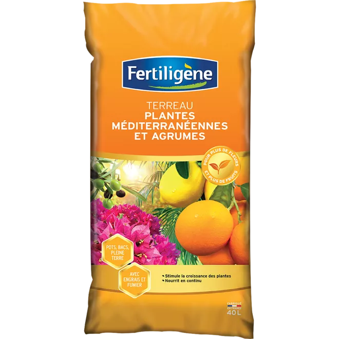 Fertiligène terreau plantes méditerranéennes et agrumes  main image