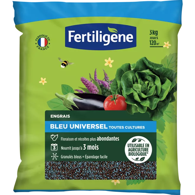 Fertiligène engrais bleu main image