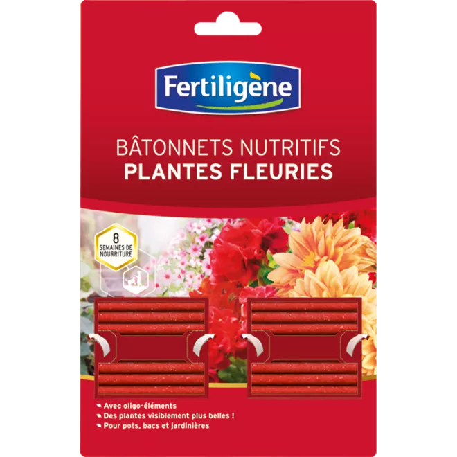 Fertiligène bâtonnets nutritifs plantes fleuries main image
