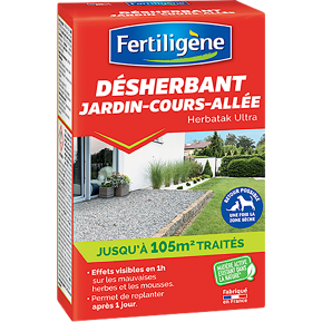 Fertiligène désherbant jardin, cours, allée concentré main image