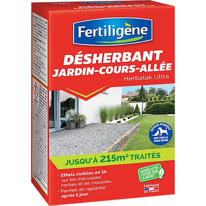 Fertiligène désherbant jardin, cours, allée concentré main image