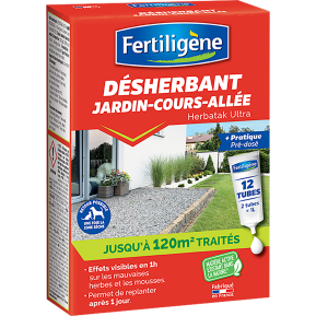 Fertiligène désherbant jardin, cours, allées concentré main image