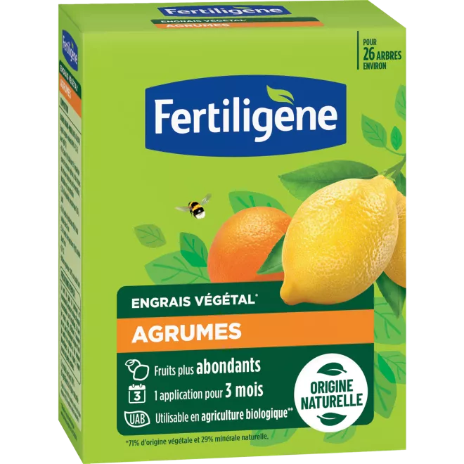 Fertiligène engrais agrumes granulés main image