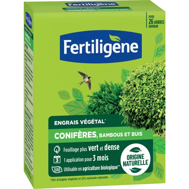 Fertiligène engrais conifères, bambous et buis main image