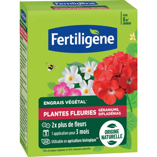 Fertiligène engrais plantes fleuries, géraniums, dipladénias main image