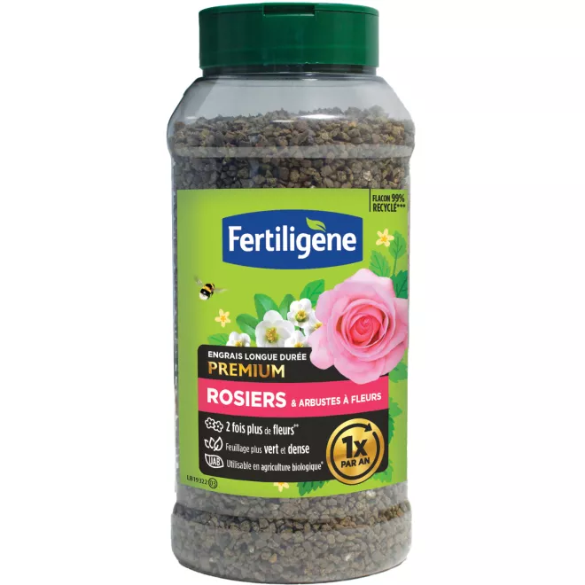 Fertiligène engrais longue durée  premium rosiers et arbustes à fleurs main image