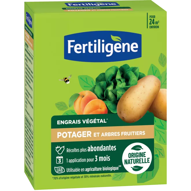 Fertiligène engrais potager et arbres fruitiers main image