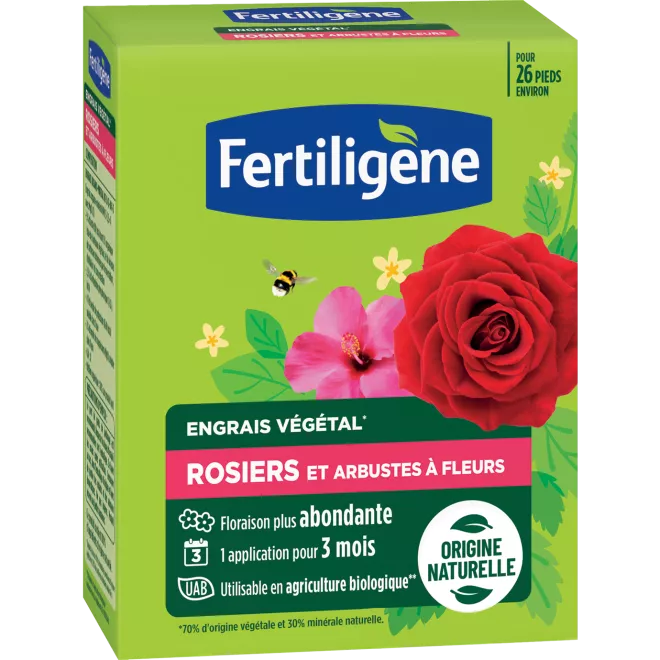 Fertiligène engrais rosiers et arbustes à fleurs main image