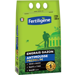 Fertiligène engrais Gazon antimousse Premium main image