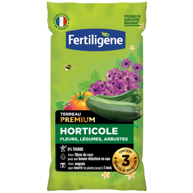 Fertiligène terreau premium horticole sans tourbe main image
