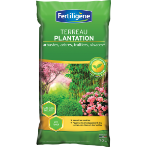 Fertiligène terreau plantation, arbustes à fleurs, conifères main image