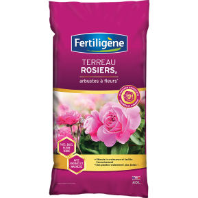 Fertiligène terreau rosiers, arbustes à fleurs main image