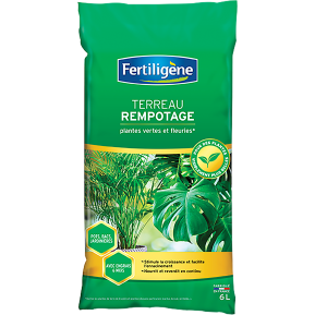 Fertiligène terreau rempotage plantes vertes et fleuries main image